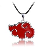 I3C Anime Cosplay Halskette Akatsuki Anhänger Rote Wolke Itachi Anhänger Shipudden Unisex Geschenk für Mann, Frau und F