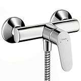 Hansgrohe Duscharmatur Focus, 31960000, Einhandmischer für Brause mit Keramikkartusche, Rückflussverhinderer, Chrom, 09596 9