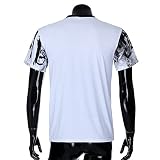 Herren Sommer T-Shirt Rundhals Ausschnitt Slim Fit Basic Tee Tops Kurzarmshirt Classics Herren Tshirt Sportshirt Laufshirt Kurzarm Laufen Fitness Trainingsshirt für Männer M/L/XL/XXL/3XL