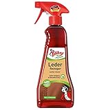 Poliboy - Leder Reiniger - für alle Lederarten, Kunstleder und Materialmix - extra langer Anlaufschutz - Lederreinigung - Einzeln - 375ml Flasche - Made in Germany