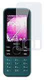 atFolix Glasfolie kompatibel mit Nokia 6300 4G Panzerfolie, 9H Hybrid-Glass FX Schutzpanzer F