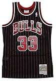 Mitchell & Ness NBA Chicago Bulls Scottie Pippen Trikot Herren schwarz/rot, L