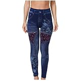 CHENSIYU Thermojeans Damen,Schlaghose Denim Thermoleggins Stretch Langlaufhose Pyjamahose Lederhose Vintage Sexy Baumwolle Dicke Hautfarben Strapsstrump