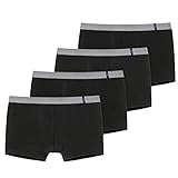 Schiesser 95/5 Shorts - 155587-4er Spar-Pack (6 Schwarz (2017))