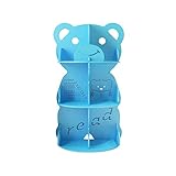KAIBINY Kinderbuch Rack-Multifunktionsaufbewahrungsschrank Kinderbücherregal Haushalt Kindergarten Bodenbilderbuch Stehen Bücherregale (Farbe: Blau, Größe: 58 * 31 * 99.1cm)