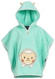 Morgenstern Badeponcho Kinder I Baby I Mädchen I Jungen I Frottee I Kapuze I 100% Baumwolle I S