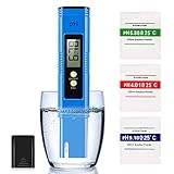PH-Messgerät, Digitales PH-Messgerät, ATC Wasserqualität Tester, PH-Messgerät 0,01 PH Hochgenauer Wasserqualitätstester Mit 0-14 PH-Messbereich, Geeignet für Aquarium, Schwimmbad, Labor W