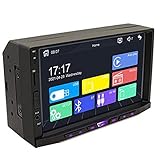 Autoradio Touchscreen, Autoradio mit Bluetooth und Rückfahrkamera, MP5 Player Bluetooth Autoradioempfänger, unterstützt Rückfahrkamera, MP3, USB, AUX