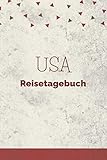 USA Reisetagebuch: Ausfüllbares A5 Reisejournal | Punkteraster Dot Grid | Perfektes Geschenk für Weltenbummler zur USA Reise | Checklisten | Tagebuch ... Au Pair, Schüleraustausch, W