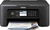 Epson Expression Home XP-4100 3-in-1-Tintenstrahl-Multifunktionsgerät, Drucker (Scanner, Kopierer, WiFi, Einzelpatronen, Duplex, 6,1 cm Display) Amazon Dash Replenishment-fähig, schw