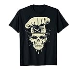 Totenkopf Koch | Lustiges Küchenchef Shirt | Männer F