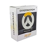 Paladone Licht zum Sammeln von Overwatch-Logo, ideal für Kinderzimmer, Büro und Zuhause, Pop-Kultur-Spielartikel, weiß/orange, 8 x 2 x 24