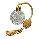 SunniMix Parfüm Zerstäuber Vintage Stil Parfüm Flaschen Lange Spray Quasten Zerstäuber Pumpe Nachfüllbare Glas Flaschen Make-Up Werkzeuge parfüm F