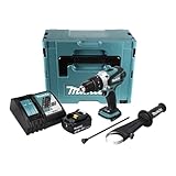 Makita DHP 458 RF1J Akku Schlagbohrschrauber 18 V 91 Nm + 1x Akku 3,0 Ah + Ladegerät + Makp