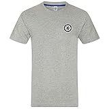 Chelsea FC - Herren T-Shirt mit Printmotiv - Offizielles Merchandise - Geschenk für Fußballfans - Grau - M