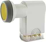 SCHWAIGER -5118- Octo LNB mit Sun Protect, digital, 8 Teilnehmer, extrem hitzebeständige LNB Kappe, Einsatz mit Satellitenschüssel, multifeed-tauglich mit Wetterschutz und vergoldeten Kontak