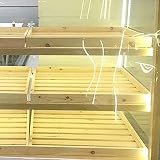 Lqdp Rollo Rollos Winddichte Rollos für den Außenbereich, leicht herunter- und hochzuziehen, transparente Rollos für Hotel-Deli-Schrank, leicht zu reinigen (Color : WxH, Size : 70x150cm)