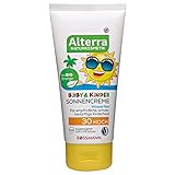 Alterra Baby & Kinder Sonnencreme 75 ml LSF 30, für empfindliche, schutzbedürftige Kinderhaut, mit Bio-Orange, w