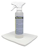 Nanoprotect Clean Gloss | Edelstahlreiniger und Edelstahlpflege | Spray gegen Schmutz und Fingerabdrücke | Keine öligen Rückstände | 2 Spezialtücher gratis | 250 ml für ca. 200 m²