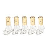 Milageto Travel 5PCS Glass Schuh Sprühflasche Parfüm Ätherisches Öl Sprayer Zerstäub