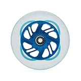 YZWHKJ Scooter Reifen 125mm Bunte Licht Eislaufrad for Inline Geschwindigkeit Marathon Skating 125 Roller Räder Perlen Bunte Flash Glanz Stunt Scooter Reifen (Color : Blue Colorful Light)