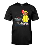 Halloween Oh Shit Pennywise with Baby Chucky Funny Costume T S