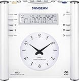 Sangean RCR-3 Radiowecker, Tragbares radio met LCD-display - Weiß