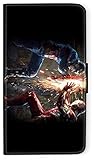 Flip Case Avengers Helden Comic Marvel kompatibel für Samsung Galaxy A3 2016 Iron Man VS Captain America Handy Hülle Leder Tasche Klapphülle Brieftasche Etui rund um Schutz Wallet M9