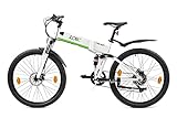 LLOBE Klappfahrrad MTB E-Bike FML 830 weiß, 28 Zoll, Akku 36V / 10.4Ah, 250 W M