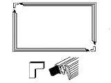 Europart - Türdichtungen Set für Kühlschrank 1300 x 700