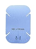 ASG Technik Spiegelheizung / Heizfolie, selbstklebende Beschichtung für einfache Montage, 30 Watt, 12 Volt Breite 165 mm x Höhe 110 mm , Niedervolt, 30 - 40 Grad, Frostschutz, LKW, PKW