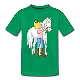 Spreadshirt Bibi Und Tina Bibi Mit Stute Sabrina Teenager Premium T-Shirt, 158-164, Kelly G