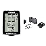 Sigma Sport Fahrrad Computer BC 16.16 STS, 16 Funktionen, Ankunftsanzeige, Schwarz & Unisex Geschwindigkeits/Trittfrequenz Geschwindigkeits trittfrequenz STS Rad 2 Kit 2032, Black EU