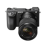 Sony Alpha 6500 APS-C E-Mount Systemkamera (24,2 Megapixel, 7,5 cm (3 Zoll) Touch Display, 5 Achsen-Bildstabilisierung, 425 Phasen AF-Punkte, XGA OLED Sucher, 4K) inkl. SEL-18135 Objektiv schw