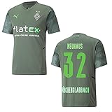 PUMA BMG Borussia MÖNCHENGLADBACH Trikot Away Kinder 2022, Größe:152, Spielerflock (zzgl. 14,90EUR):4 Doucouré