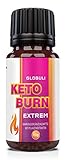 Saint Nutrition® KETO BURN Globuli - Appetitzügler & Stoffwechsel - extrem schnell - für unterwegs & endlich für Frauen und Männer mit Raspberry Ketone + Grüntee - Hergestellt in D