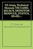 US Army, Technical Manual, TM 5-6350-262-14/9, MONITOR MODULE, STATUS, 1D-1921 ( ) FSS-9(V), (NSN 6350-00-228-2661), {NAVELEX 0967-466-9090; TO 31S9-4-32-1} (English Edition)
