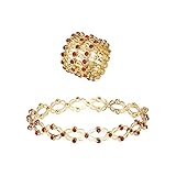 yasu7 2-in-1 Magischer einziehbarer Ring, Armband, dehnbarer Drehring, Schmuck