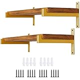 Regalträger, 15cm Regal Unterstützung aus Eisen Wandregal Halterung Retro Wandkonsole Regalhalter Schwerlastträger für Wandregal Warehalter, 4 Stück/G