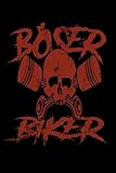 Böser Biker: Motorrad Kolben Totenkopf Notizbuch I Dirtbike Motorrad Motorradfahrer Notebook (A5 6' X 9' Liniert 120 Seiten)