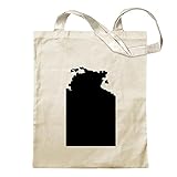Kiwistar Northern Territory Australien Tragetasche Baumwolltasche Stoffbeutel Umhängetasche Langer Henk