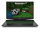 HP Pavilion Gaming 17-cd1232ng (17,3 Zoll / FHD IPS 60Hz) Gaming Laptop (Intel Core i5-10300H, 8GB DDR4 RAM, 512GB SSD, Nvidia GeForce GTX 1650 4GB GDDR5, WiFi6, BT 5, Windows 10) schwarz / grü