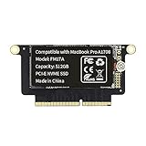 FLEANE FM17A 512GB PCIE 3.0x4 NVME 3D NAND TLC Flash SSD für MacBook Pro Retina A1708 (2016-2017) Inklusive DIY-Tools (512GB)