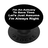 Actuary Risk Analyse Actuaries PopSockets mit austauschbarem PopGrip