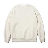 Mens Oversized Heavy Thick Cotton Big Casual Sw