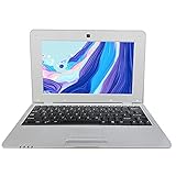 BlueBose Mini Laptop Notebook Netbook Tablet PC 10 Zoll Android Tragbares Ultrabook 1G DDR3 8GB Dual Core WiFi Kamera USB HDMI (DE klaviatur(QWERTZ), Silber)