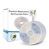 Ersatzfilter für Trinkbrunnen für Katzen und Hunde, Blumentrinkbrunnen Ersatzfilter mit Harz und Aktivkohle für Automatischen Blumenwasserspender Wasserbrunnen Trinkbrunnen Filter (8 Pack)