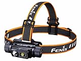 FENIX Hm70r Rechargeable 21700 Powered Headlamp with, Neutral White and Red LEDs Scheinwerfer, Black,