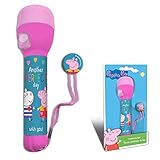 SRV Hub® Große LED-Taschenlampe für helle Nacht, Weihnachtsgeschenk für Kinder, Jungen und Mädchen (Peppa Pig Big Torch)