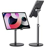 OMOTON Upgraded Handy Ständer, Multi-Winkel Handyhalterung für Alle Handy, Phone Stand kompatibel mit Phone/Pad/Tab/Kindle wie 4.7-12.9 Zoll, z.B iPhone 13/13 pro, Galaxy S21/S20 Plus, Schw